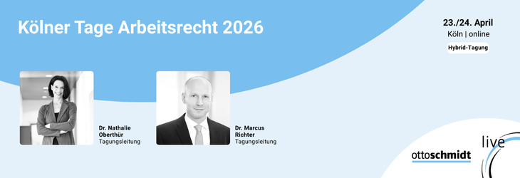 K&ouml;lner Tage Arbeitsrecht 2026
